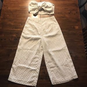 VICI Two Piece Cropped Pant Set